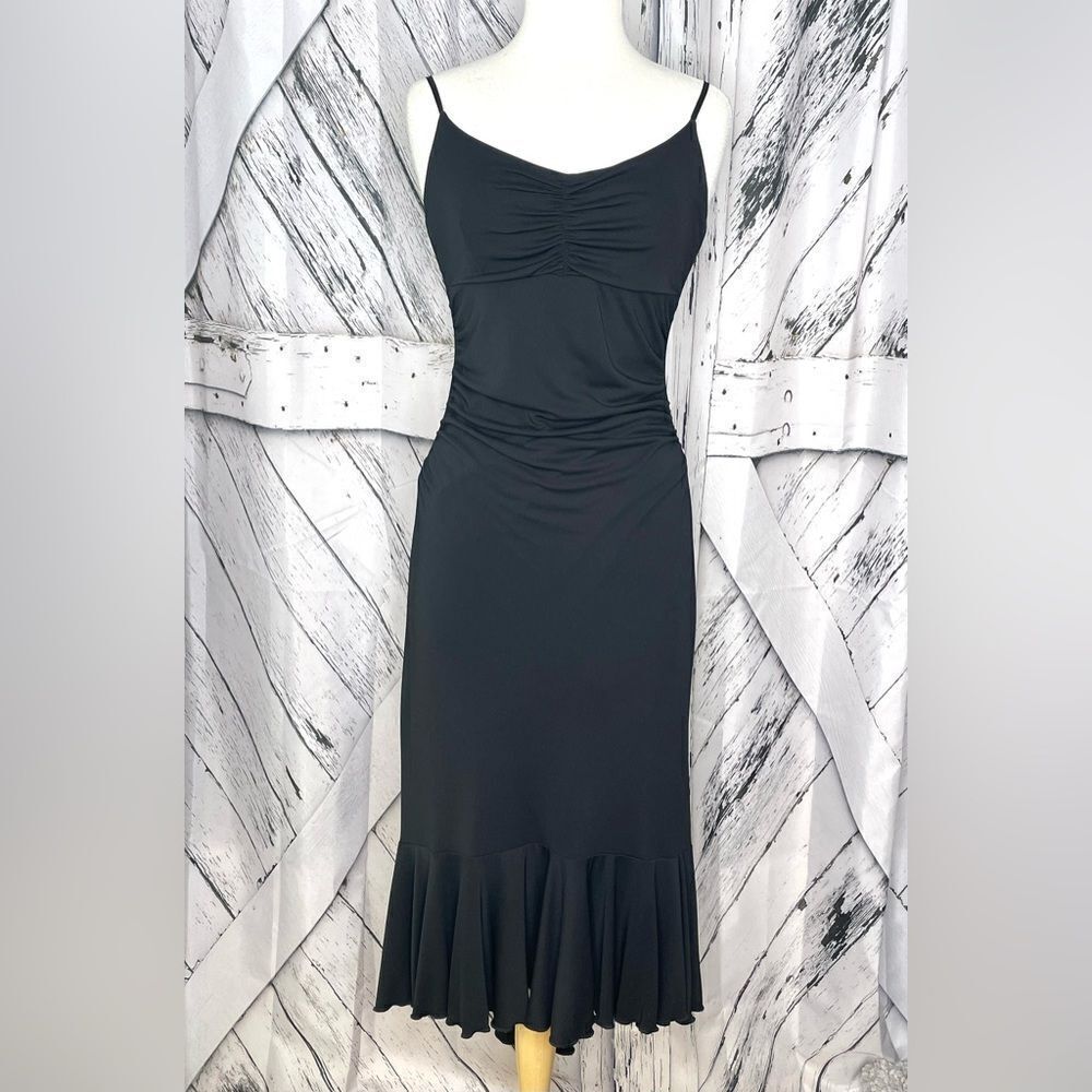 Zokai black high/low dress LBD M